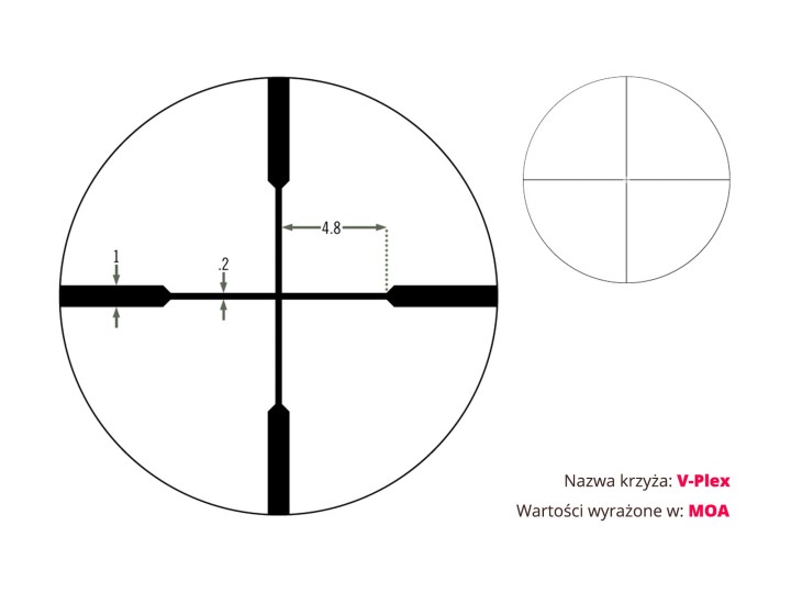 Luneta celownicza Vortex Diamondback 3-9x40 1'' BDC/V-Plex-7 1698  | 9676