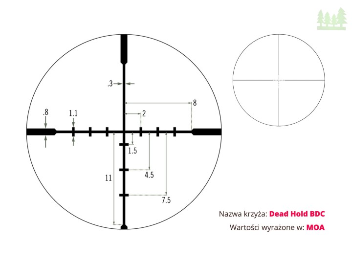 Luneta celownicza Vortex Crossfire II 3-9x40 1'' BDC/V-plex-6 1769  | 9680