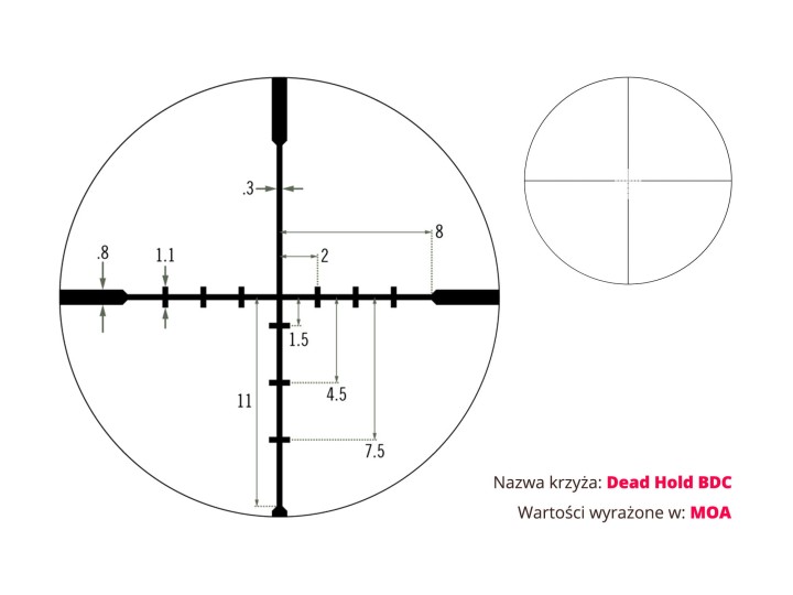 Luneta celownicza Vortex Crossfire II 3-9x50 1'' BDC-5 1778