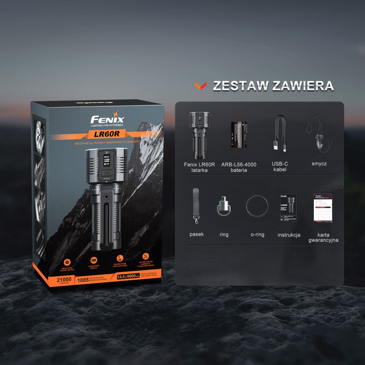 Latarka LED Fenix LR60R-5 177
