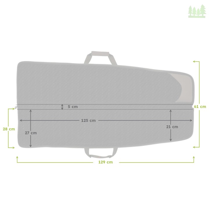 Futerał na broń Beretta Boar Rifle Case 129cm zielono/brązowy-6 2110