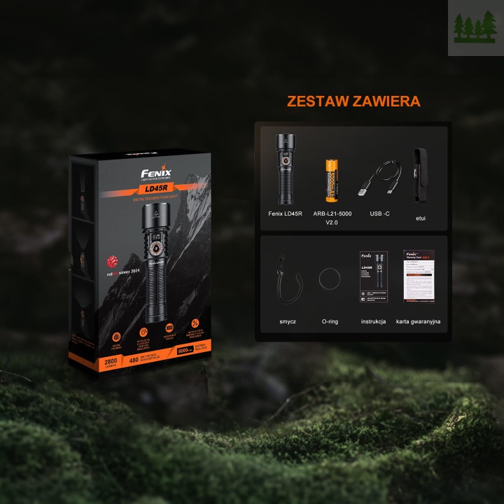 Latarka diodowa Fenix LD45R-7 201