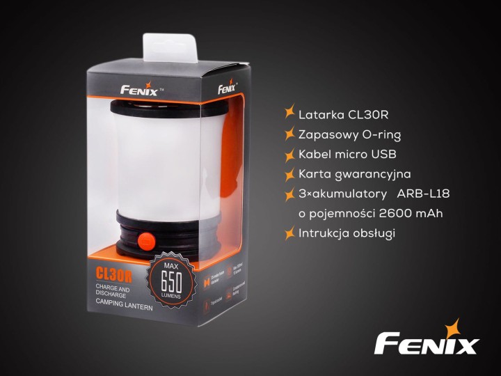 Lampa kempingowa Fenix CL30R-10 208