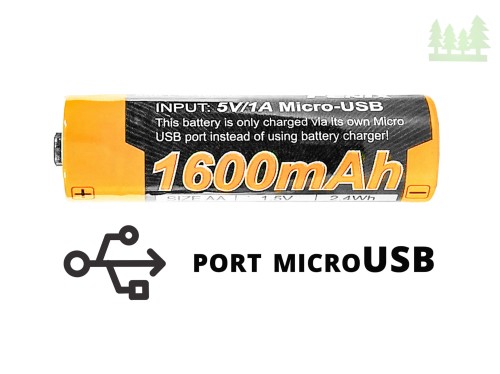 Akumulator Fenix USB ARB-L14U (14500 1600 mAh 1,5 V)- 211