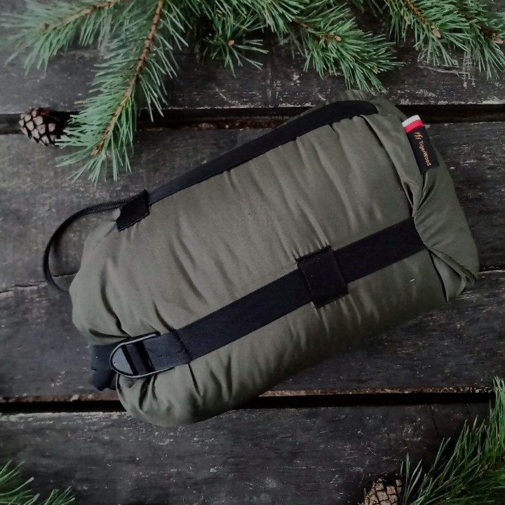 Podpinka do hamaka TigerWood Underquilt Marra 2.0 200 cm, oliwkowa-4 2320