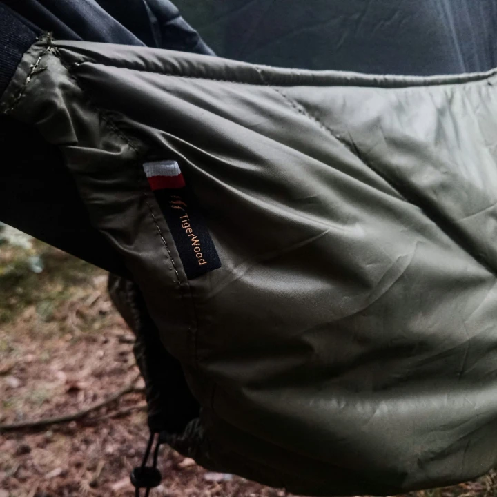 Podpinka do hamaka TigerWood Underquilt Marra 4.0 230 cm, oliwkowa-7 2323