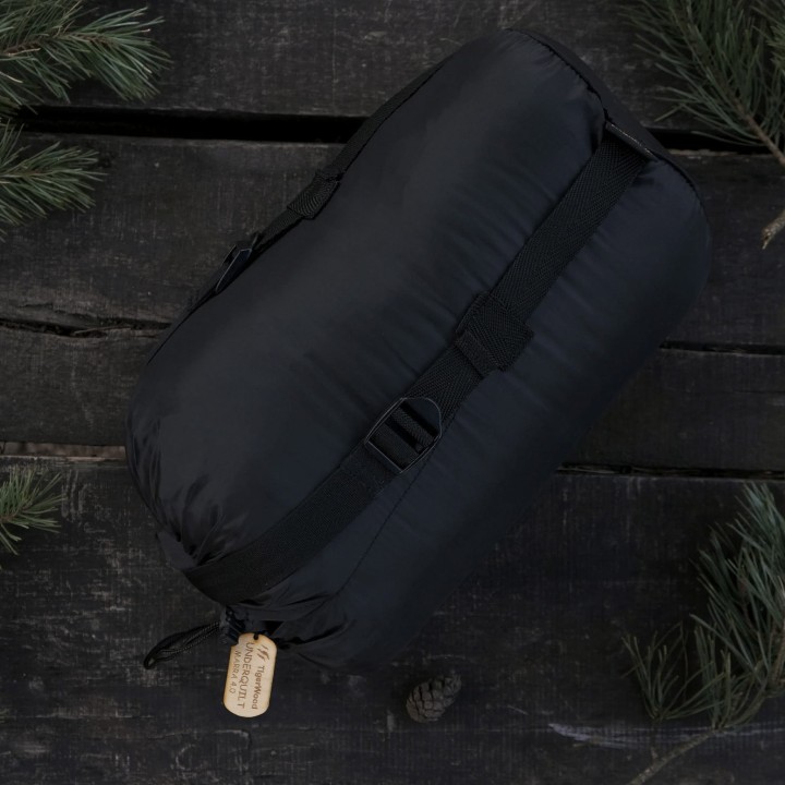 Podpinka Underquilt TigerWood Marra 2.0 Climashield Apex 4.0 200 cm, czarna-5 2379