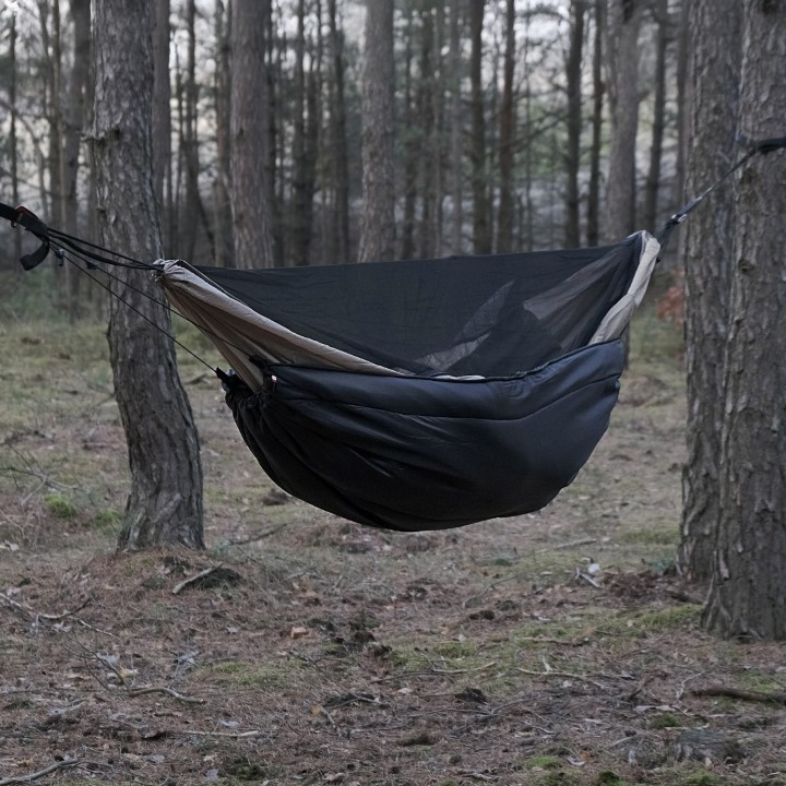 Podpinka Underquilt TigerWood Marra 2.0 Climashield Apex 4.0 200 cm, czarna-7 2379