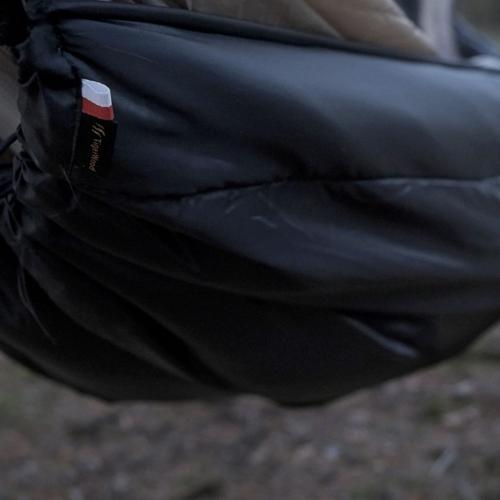 Podpinka Underquilt TigerWood Marra 2.0 Climashield Apex 4.0 200 cm, czarna-9 2379
