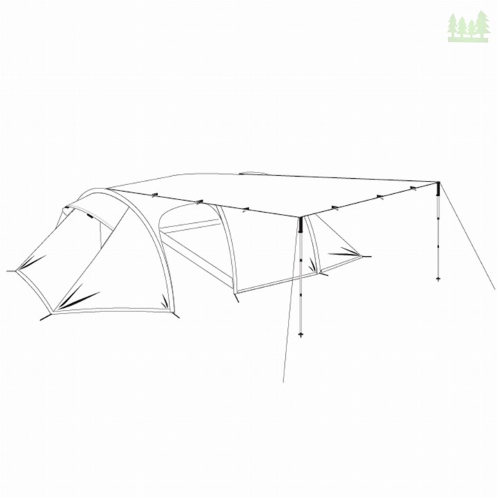 Tarp turystyczny Robens 4 x 4 m-1 2395
