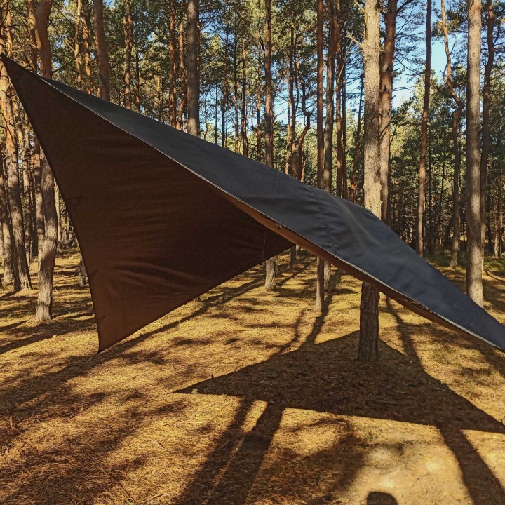 Tarp TigerWood 3 m x 4 m czarny-5 2409