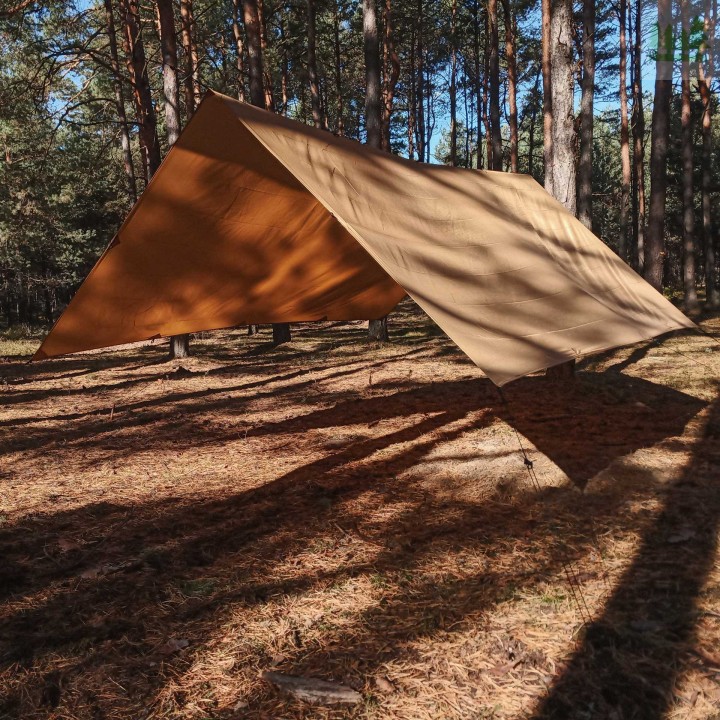 Tarp TigerWood 3 m x 2 m coyote-5 2410