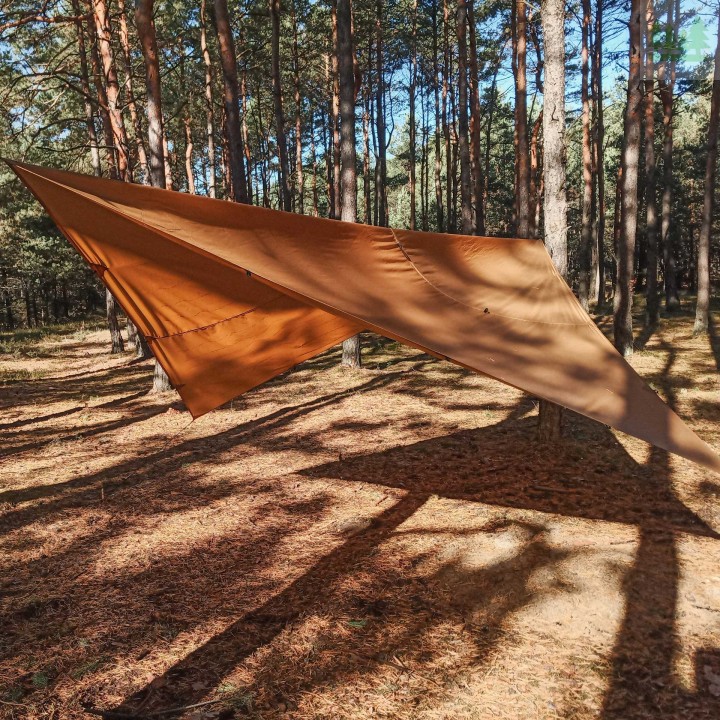 Tarp TigerWood 3 m x 2 m coyote-7 2410