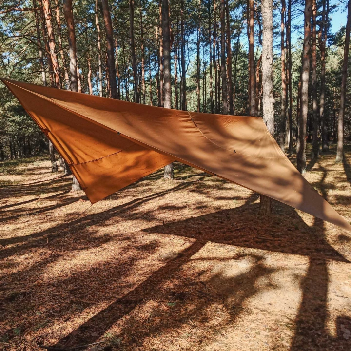 Tarp TigerWood 3 m x 3 m coyote-6 2411