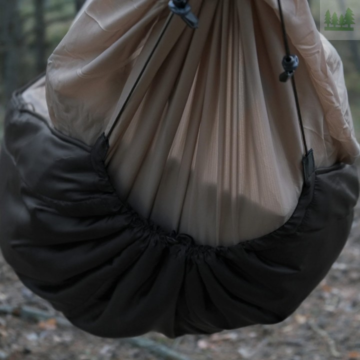 Podpinka Underquilt TigerWood Marra 2.0 Climashield Apex 2.0 230 cm, czarna-4 2425