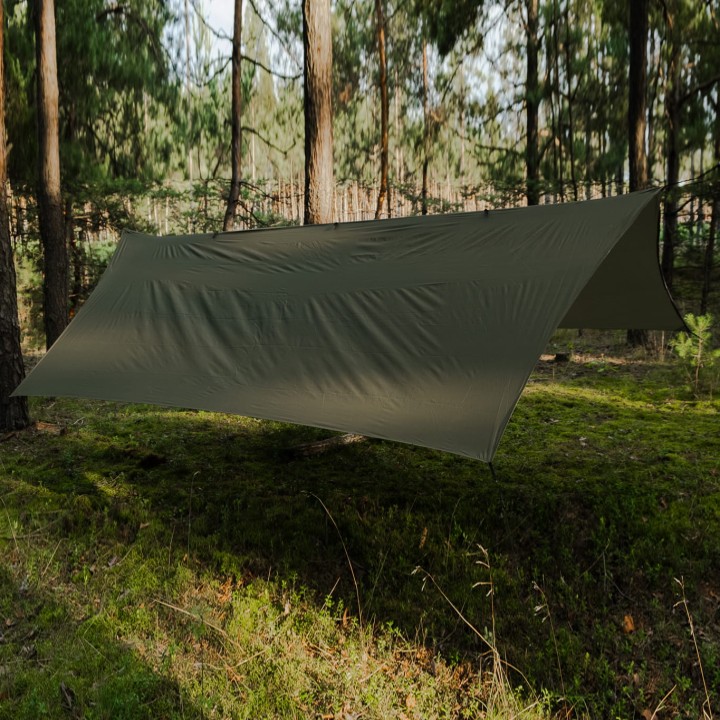 Tarp termo TigerWood StingRay 3,6m x 2,8m oliwkowy-4 2432
