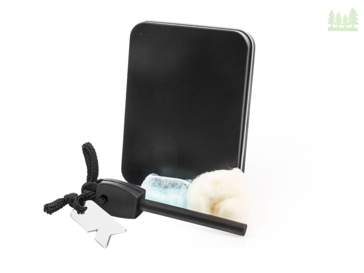 Krzesiwo z zestawem rozpalającym w etui-2 2466