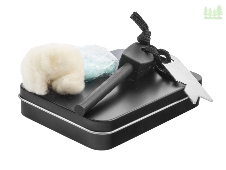 Krzesiwo z zestawem rozpalającym w etui-3 2466