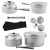 Naczynia kempingowe Trangia camping set 628-6 2580