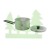 Kubek aluminiowy Trangia z przykrywką T-Cup 500 ml czarny-1 2582