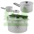 Kubek aluminiowy Trangia z przykrywką T-Cup 500 ml czarny-3 2582