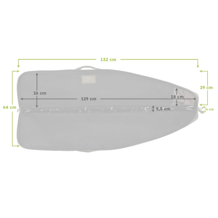 Futerał na broń Beretta GameKeeper EVO Rifle Case 132cm zielono/brązowy-5 2618
