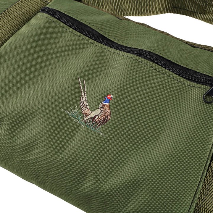 Pokrowiec Forsport na automat/strzelbę K2 01 1,44m, kolor oliwkowy, haft bażant-4 2788 