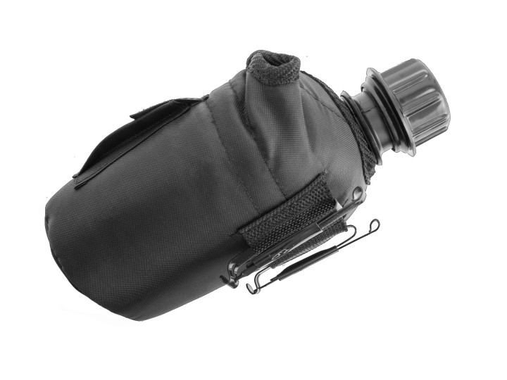 Manierka w pokrowcu MFH - czarna-4 2857 