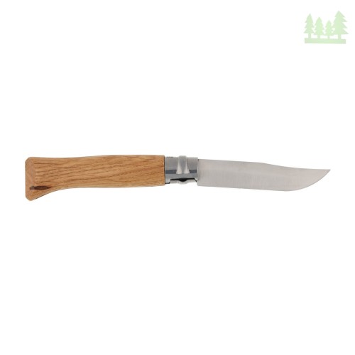 Nóż składany Opinel 8 inox dąb seria Animal - łoś-1 2981 
