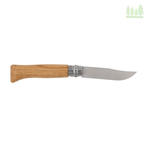 Nóż składany Opinel 8 inox dąb seria Animal - bizon-1 2982 