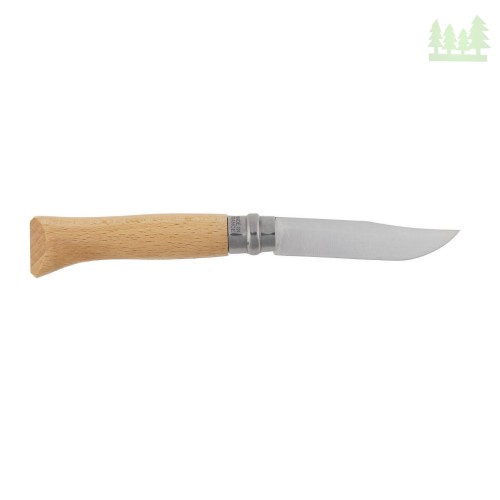 Nóż składany Opinel 8 inox dąb seria Animal - niedźwiedź-1 2983 