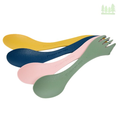 Łyżkowidelec Light My Fire Spork O Bio 4 sztuki żółty, granatowy, różowy, zielony- 3018 