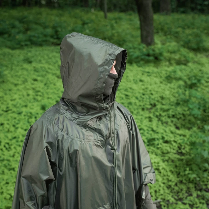 Poncho M-Tac oliwkowe-2 3039 