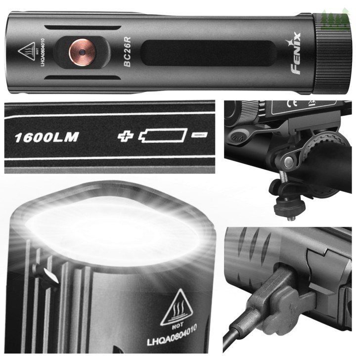 Lampa rowerowa Fenix BC26R-10 260