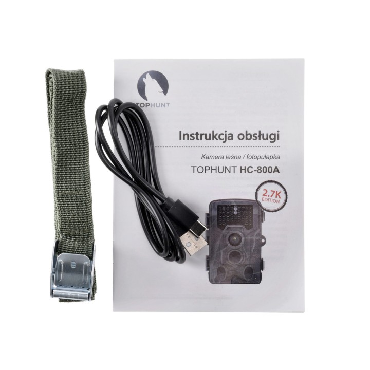Fotopułapka kamera leśna TOPHUNT HC800A FHD 42xIR 16MPX-6 3102 