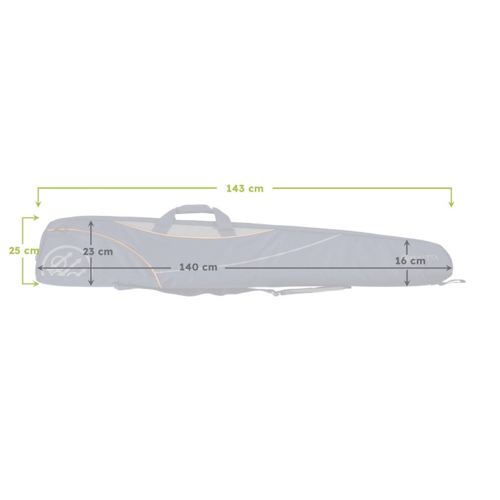 Futerał na broń Beretta Uniform Pro EVO Double Soft Gun Case niebieski-5 3140 