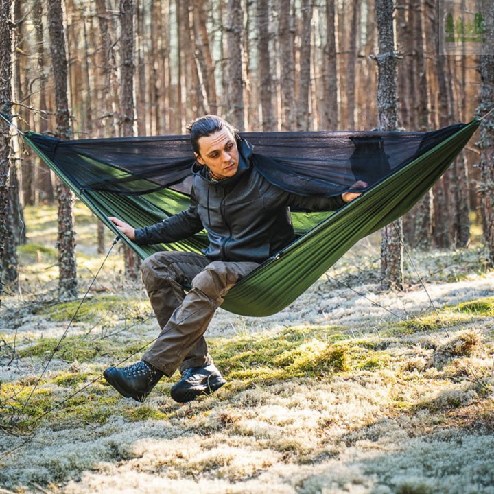Hamak Lesovik Draka z zawieszeniem Sneka treetop green-1 3192 