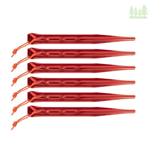 Szpilki do namiotu Tatonka Peg Allround 19 cm. 6 szt.czerwone- 3296 