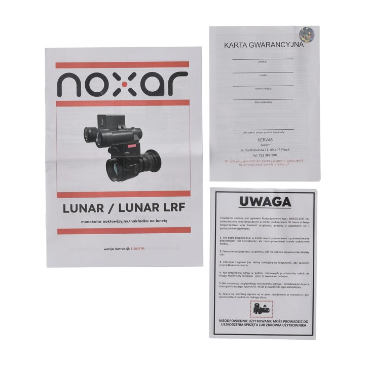 Nasadka noktowizyjna Noxar Lunar LRF 1.0-6 3319 