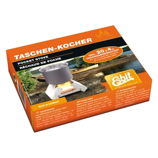 Kuchenka turystyczna Esbit Stove mała (20x4 g)-1 3320 