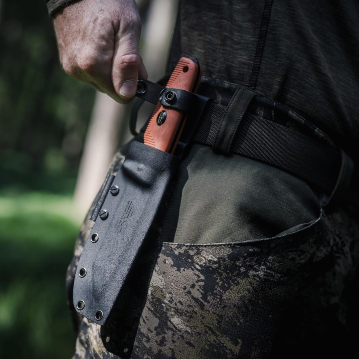 Nóż o stałej klindze Eka Nordic T12 pomarańczowy-8 3335 