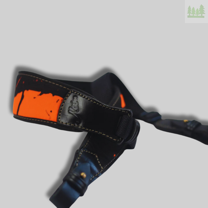 Zbliżenie na skórzane zapięcia pasa Majos RY17C na knapik