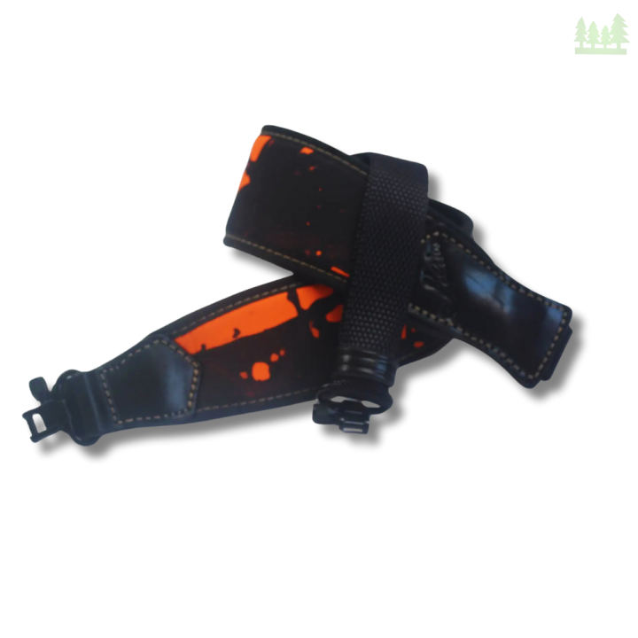 Pas myśliwski Majos RY17C – ujęcie całościowe w kamuflażu pomarańczowym