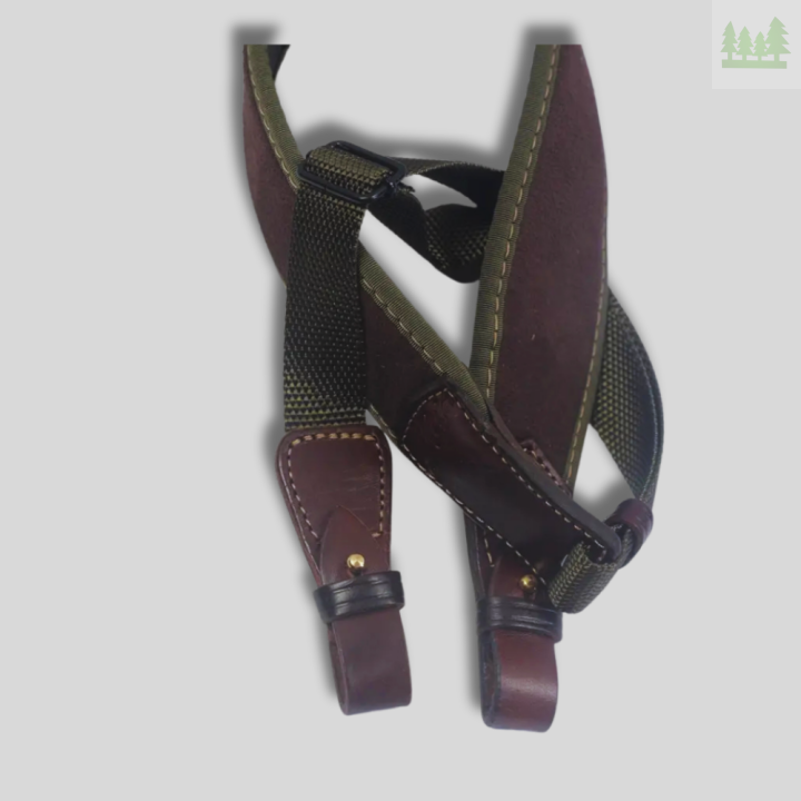 Neoprenowy pas myśliwski Majos RY17A – ergonomiczny kształt i brązowy zamsz