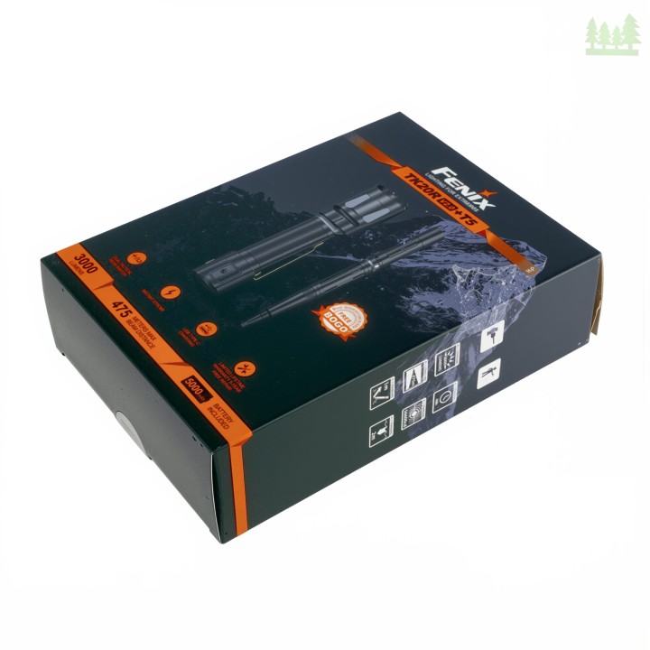Latarka taktyczna LED Fenix TK20R V2.0 czarna plus długopis T5 gratis-4 3500 