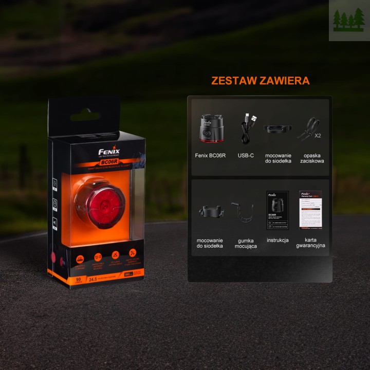 Lampa rowerowa Fenix BC06R-7 293