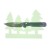 Nóż składany KNIVESPL The First Sandvik 14C28N, niebieskie G10, Stonewashed/Satin- 3570 