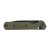 Nóż składany KNIVESPL The First Sandvik 14C28N, zielone G10, czarna powłoka PVD-3 3571 