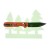 Nóż składany KNIVESPL The First Sandvik 14C28N, czerwone G10, czarna powłoka PVD-1 3572 
