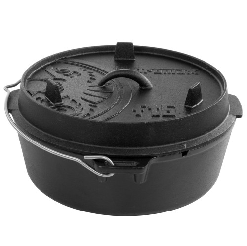 Garnek żeliwny Petromax ft6-t z płaskim dnem 5,5 l- 3580 